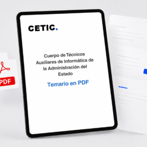 Temario TAI en PDF para oposiciones TIC C1, de elaboración propia por profesores funcionarios TIC de carrera según programa oficial del BOE
