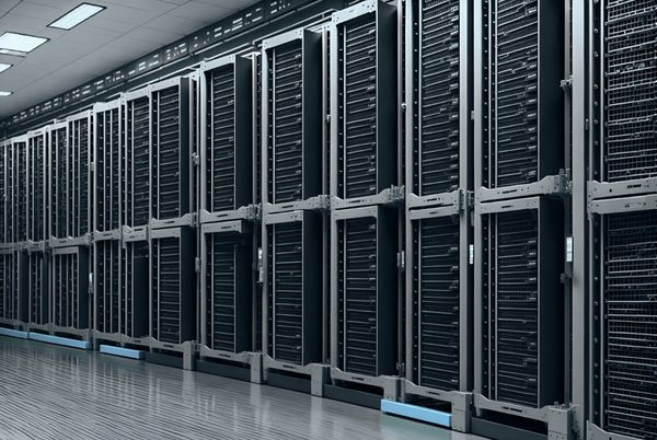 Sala de servidores que simboliza la infraestructura del Centro Nacional de Ciberseguridad.